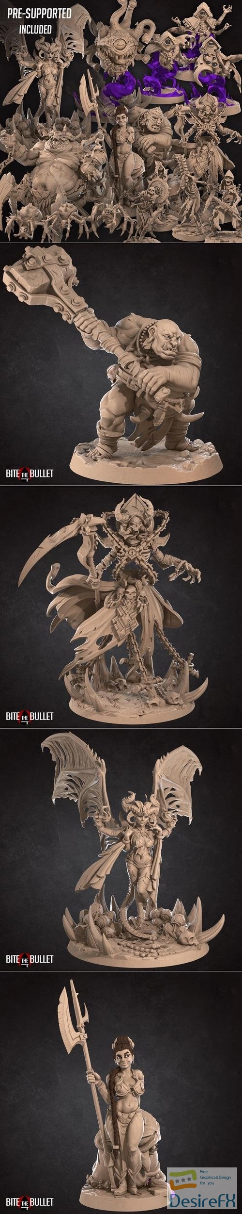 Bite the Bullet - Dungeon (Undeads) – 3D Print
