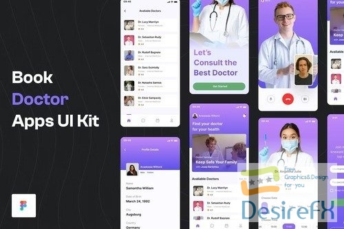 Book Doctor App UI Kit