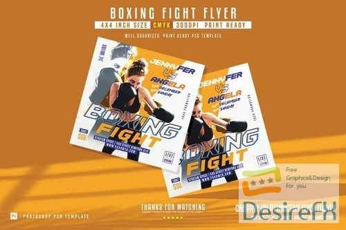 Boxing Fight Flyer