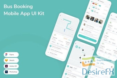 Bus Booking Mobile App UI Kit