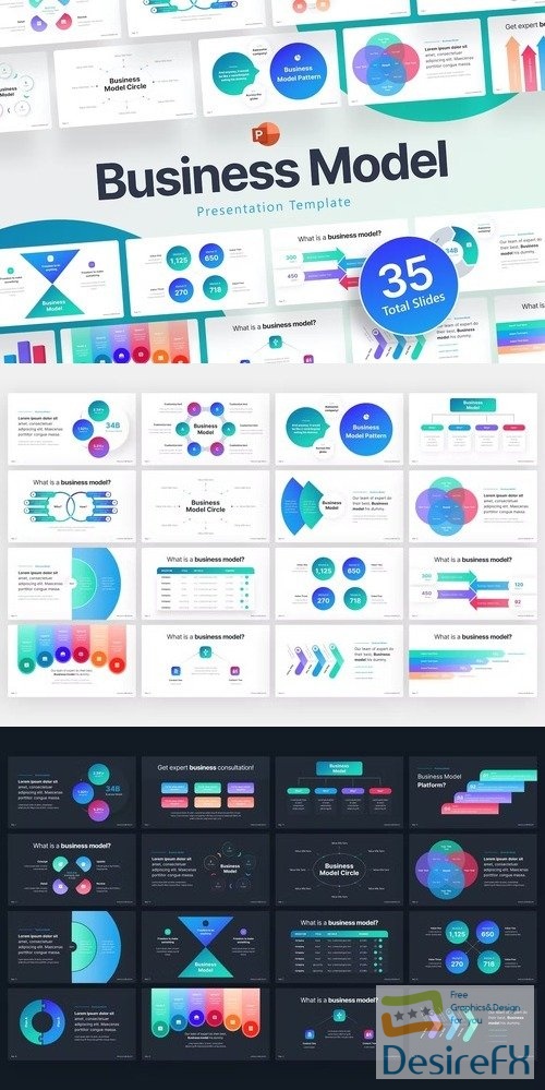 Business Model Professional PowerPoint Template
