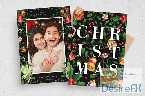 Christmas Card Flyer Template