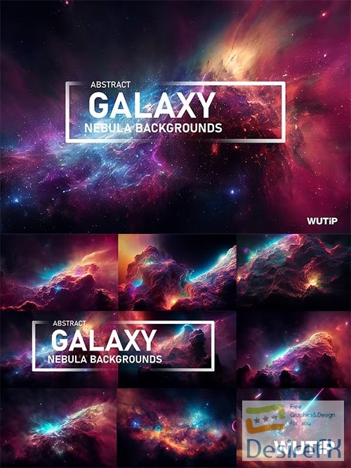 Colorful Nebula Galaxy Backgrounds
