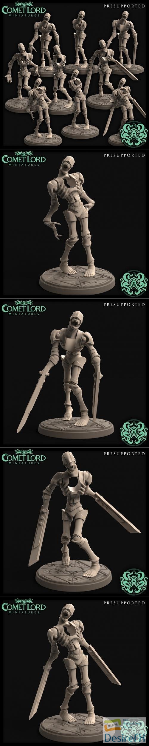 Comet Lord Miniatures - Mannequin Constructs – 3D Print
