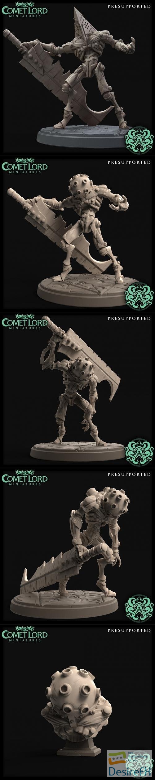 Comet Lord Miniatures - The Faceless – 3D Print