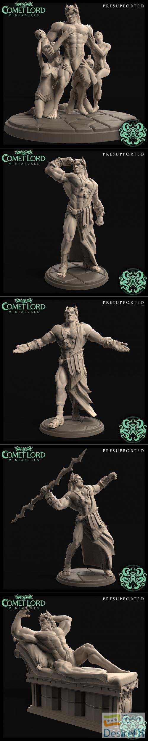 Comet Lord Miniatures - Ulysses The God-Emperor – 3D Print