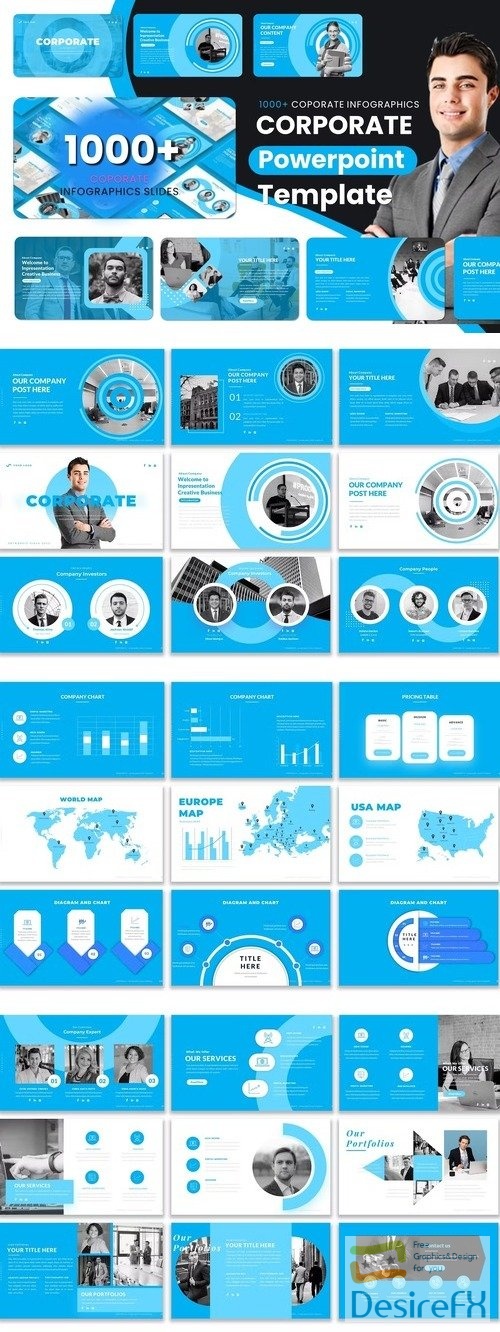 Corporate Infographic Powerpoint Templates