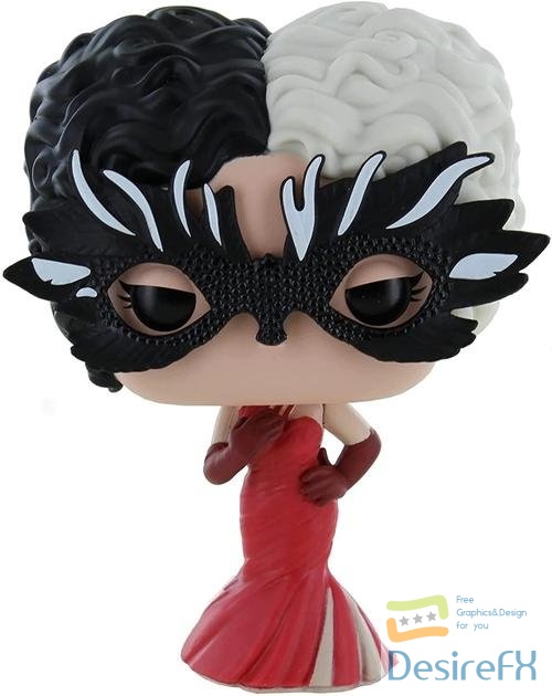 Cruella Funko (red dress) – 3D Print