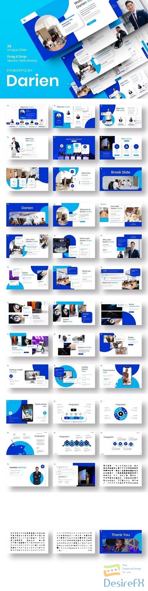 Darien - Business PowerPoint, Keynote and Google Slides