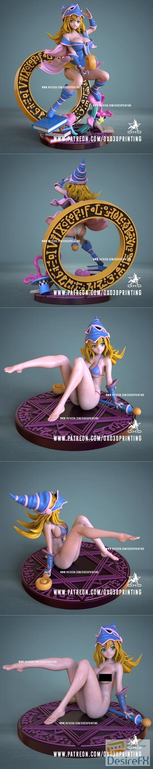 Dark Magician Girl - Yu-Gi-Oh – 3D Print
