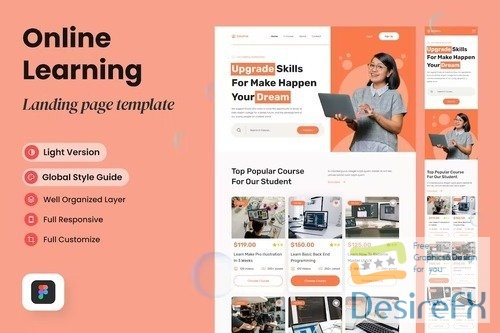 Eduline - Online Learning Landing Page