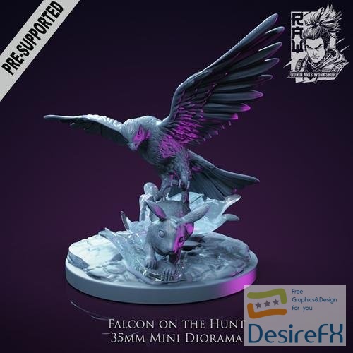 Falcon on the Hunt – 3D Print