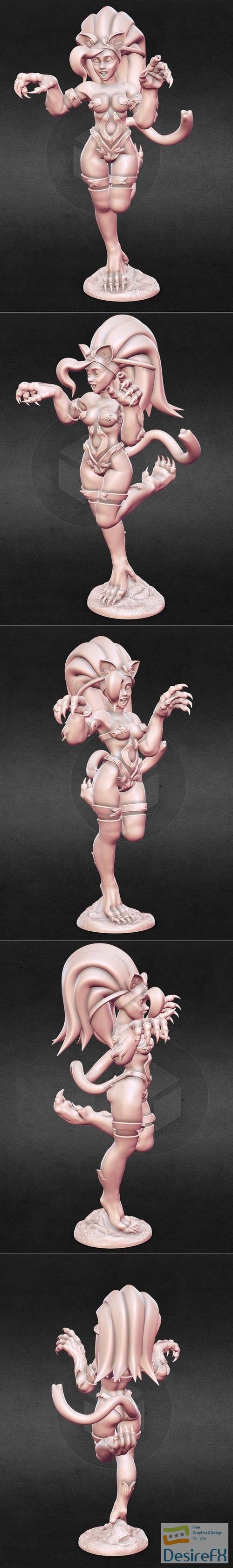 Felicia Darkstalkers – 3D Print