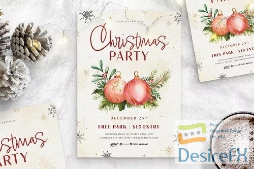 Festive Christmas Party Template
