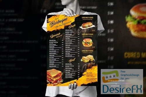 Food Menu Big Poster Design
