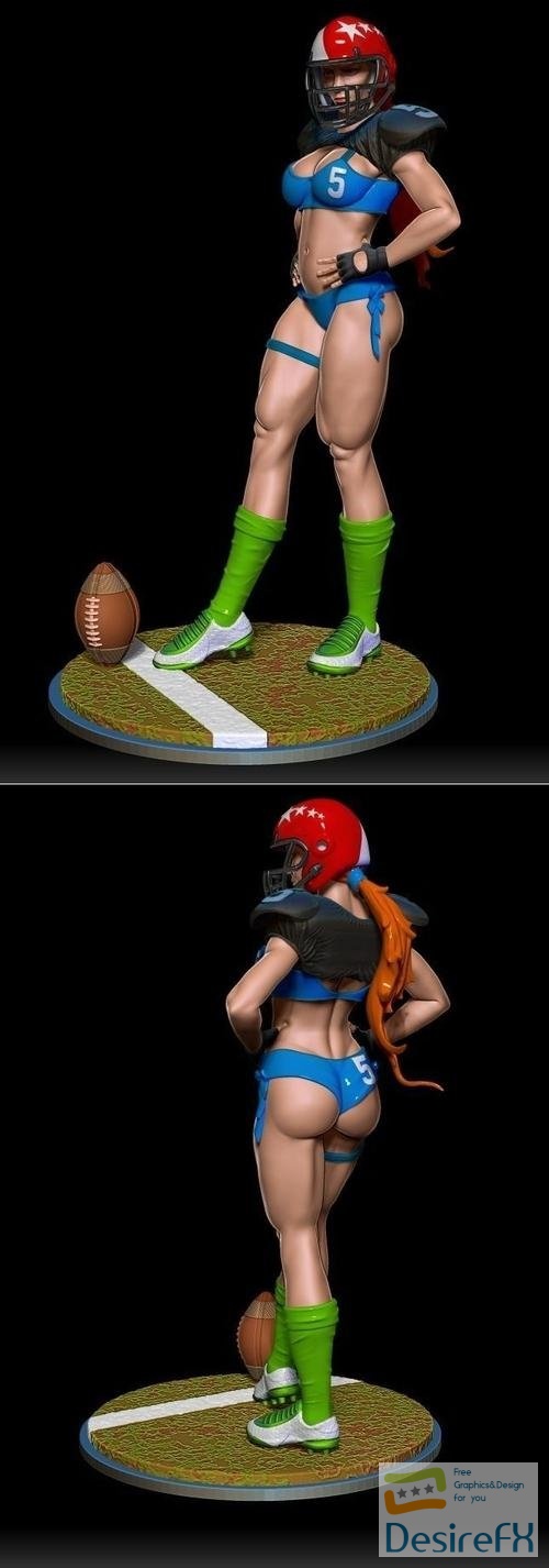 Football Girls – 3D Print
