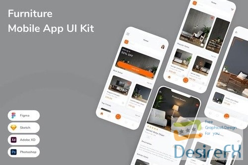 Furniture Mobile App UI Kit