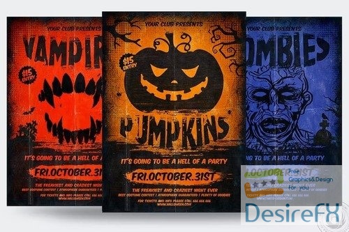 Halloween Flyer template V4