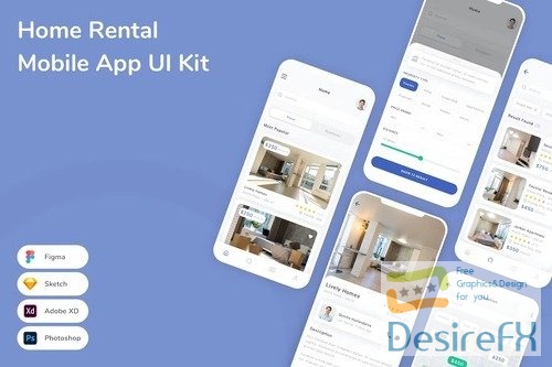 Home Rental Mobile App UI Kit