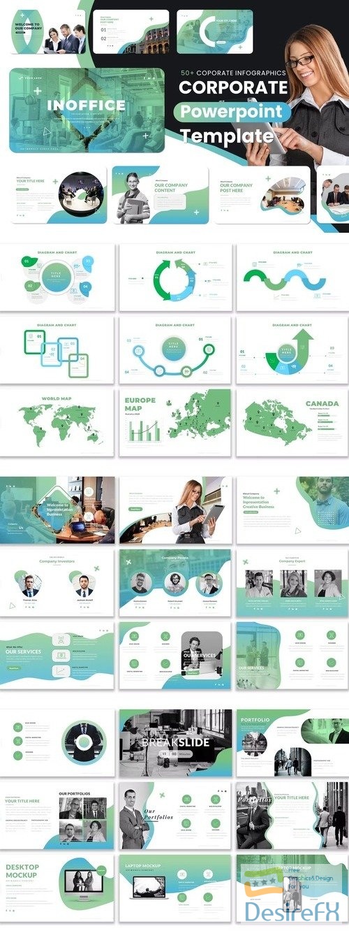 Inoffice Business PowerPoint Template