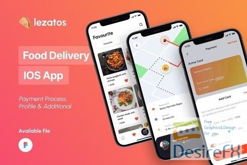 Lezatos - Food Delivery Payment, Profile, Addt