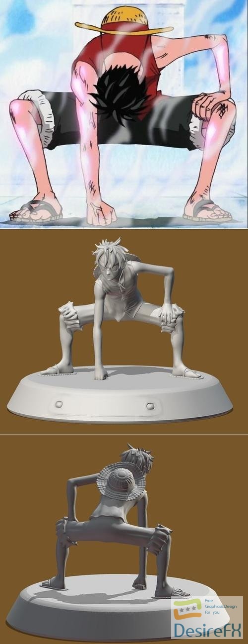 Luffy Gear 2 – 3D Print