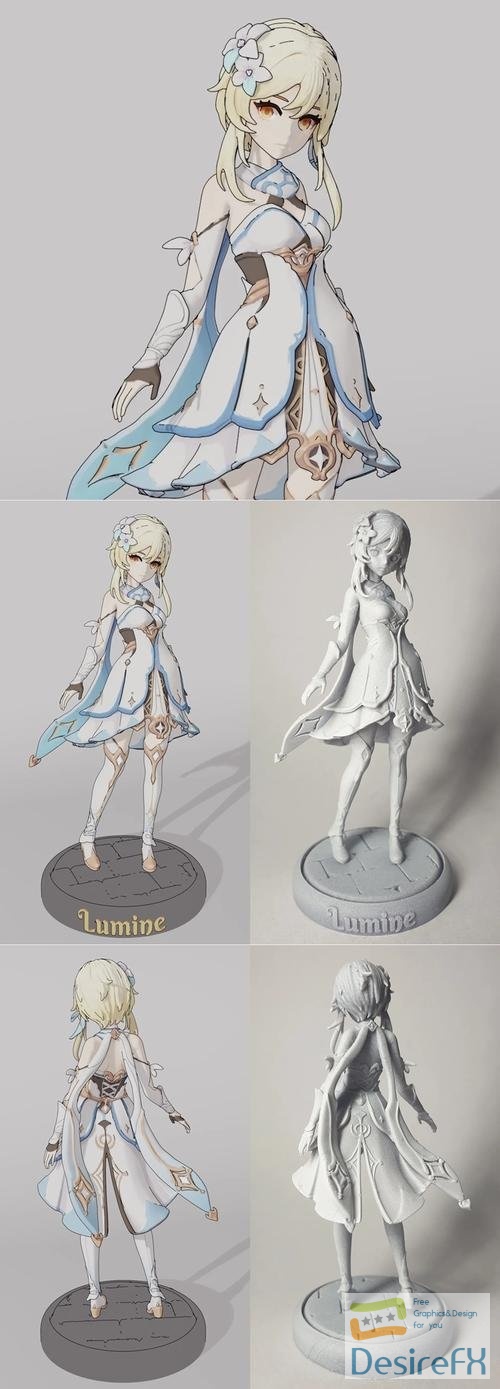Lumine - Genshin Impact – 3D Print