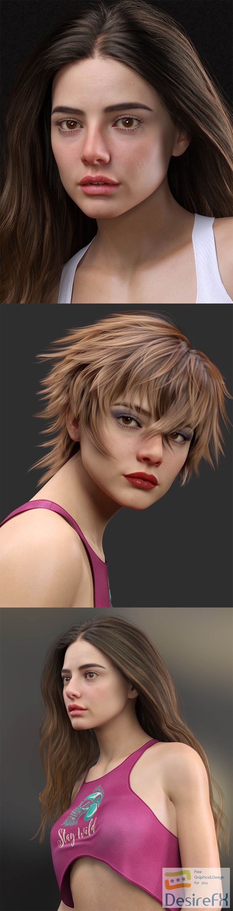 MSO Rory HD for Genesis 8.1 Female