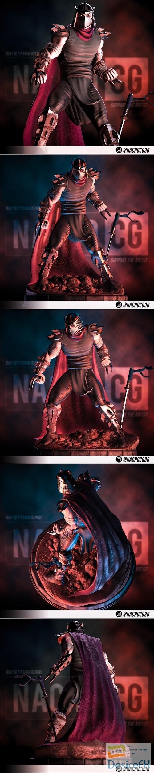 Nacho CG - Shredder – 3D Print