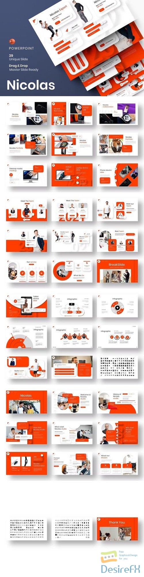 Nicolas - Business PowerPoint, Keynote and Google Slides