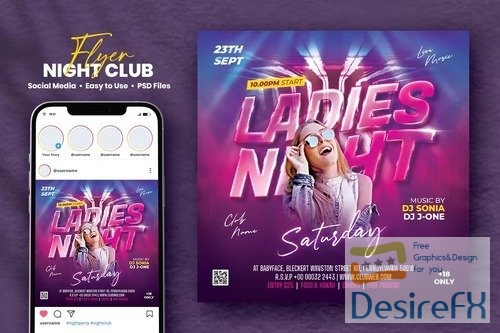 Night Club Flyer - Sonia