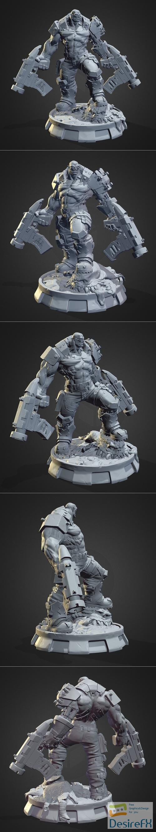 Orc Cyborg – 3D Print