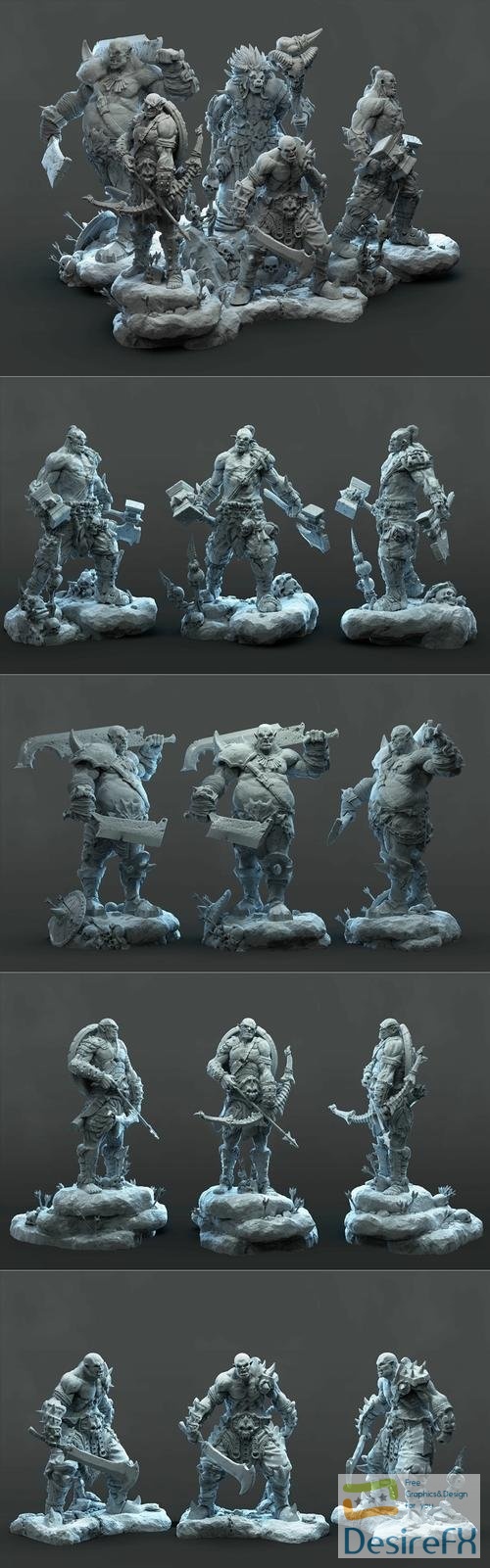 Orc Horde – 3D Print
