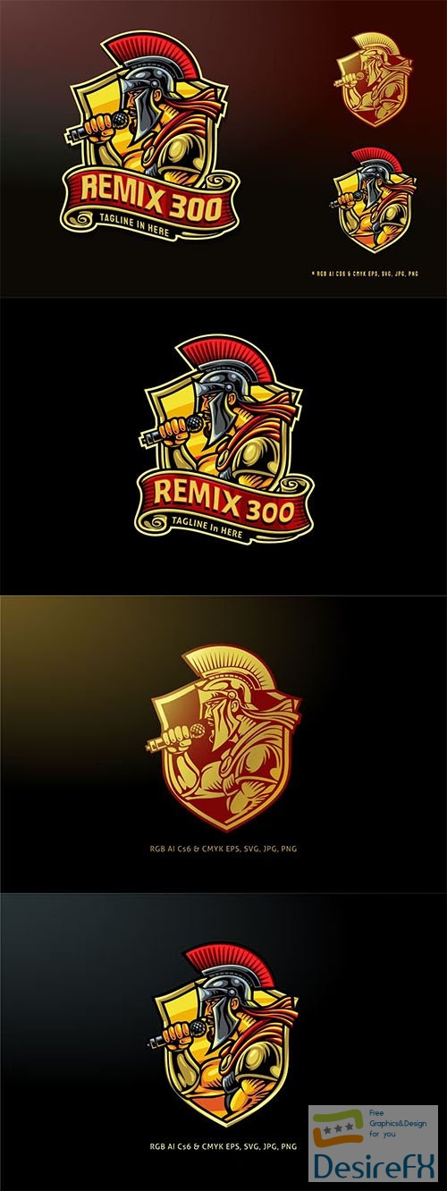 Remix300 Logo Template