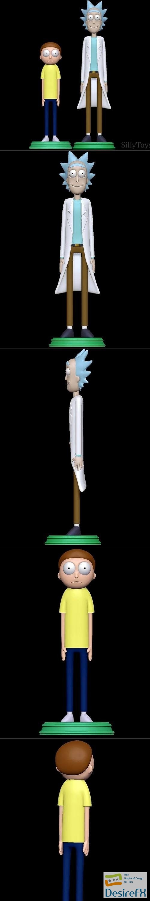 Rick And Morty – 3D Print