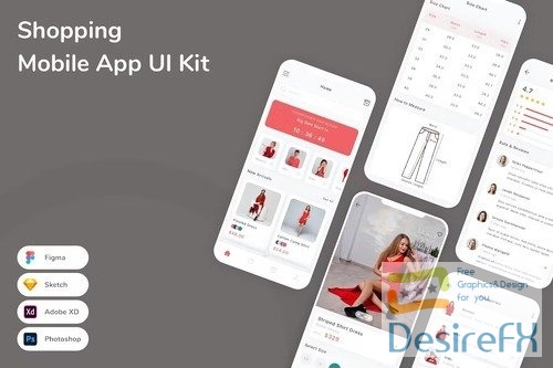 Shopping Mobile App UI Kit