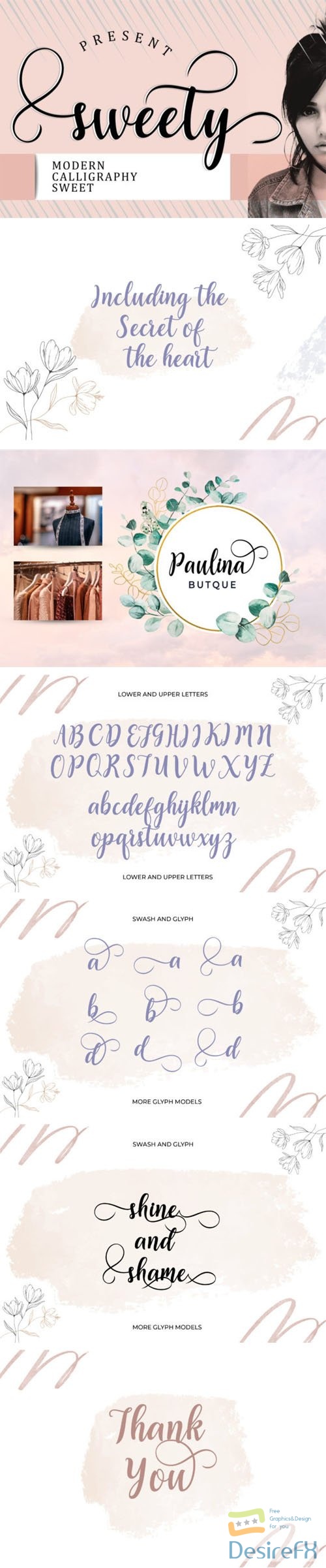 Sweety - Elegant Calligraphy Font