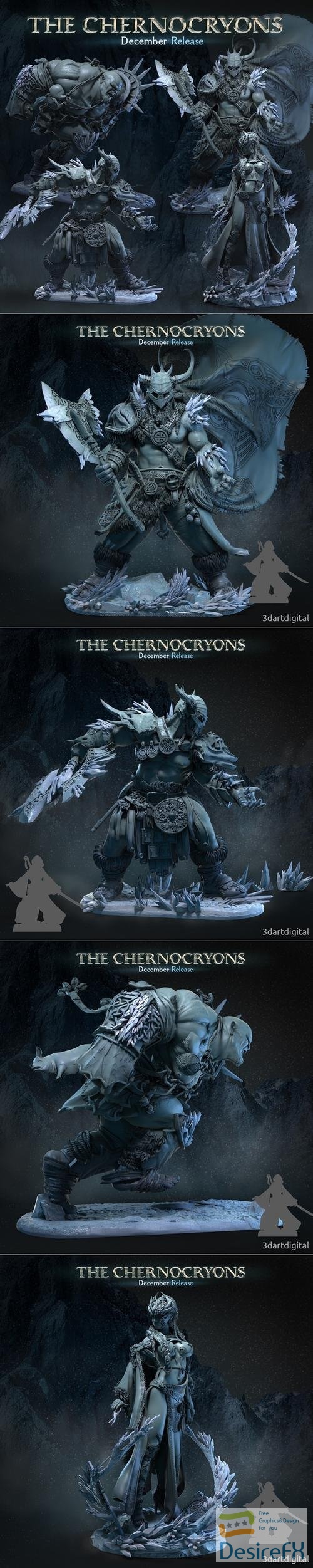 The Chernocryons – 3D Print