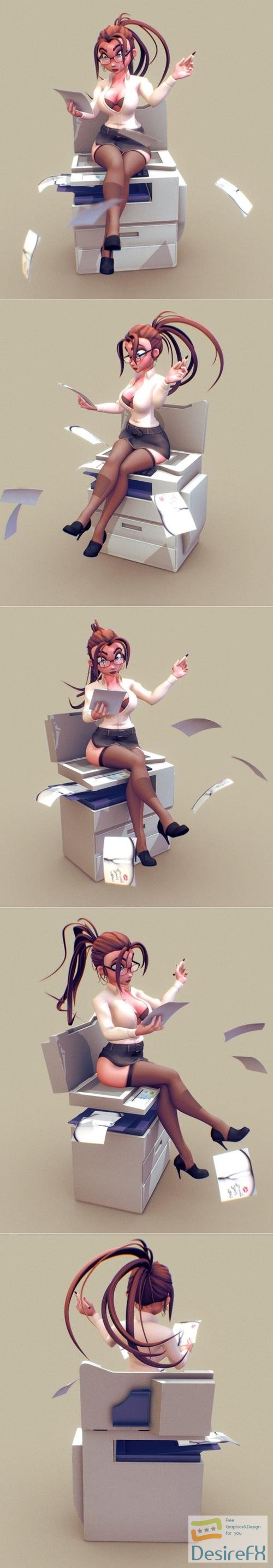 The Secretary – 3D Print