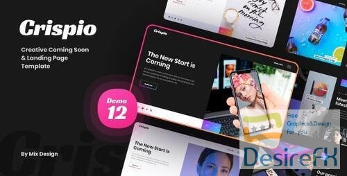 Themeforest - Crispio - Coming Soon and Landing Page Template 23677609
