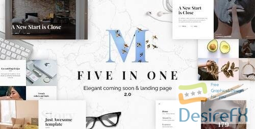Themeforest - Mixio - Five in One Coming Soon and Landing Page Template 22173820