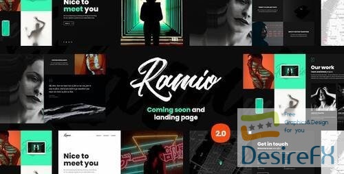 Themeforest - Ramio - Clean Coming Soon and Landing Page Template 21711113