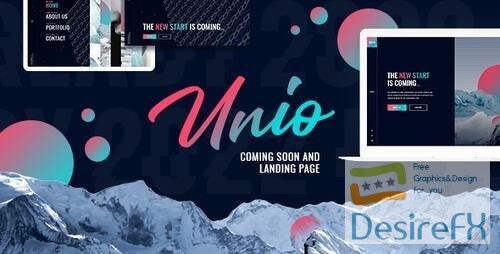 Themeforest - Unio - Coming Soon & Landing Page Template 26069376