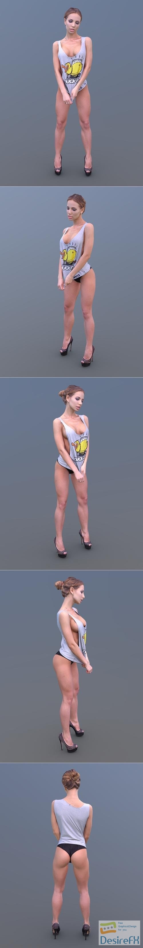 Woman Posing – 3D Print