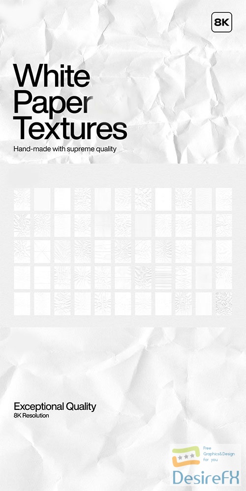 50+ White Paper Textures JPEG