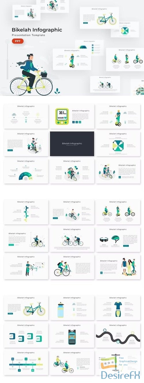 Bikelah Infographic - Powerpoint Template