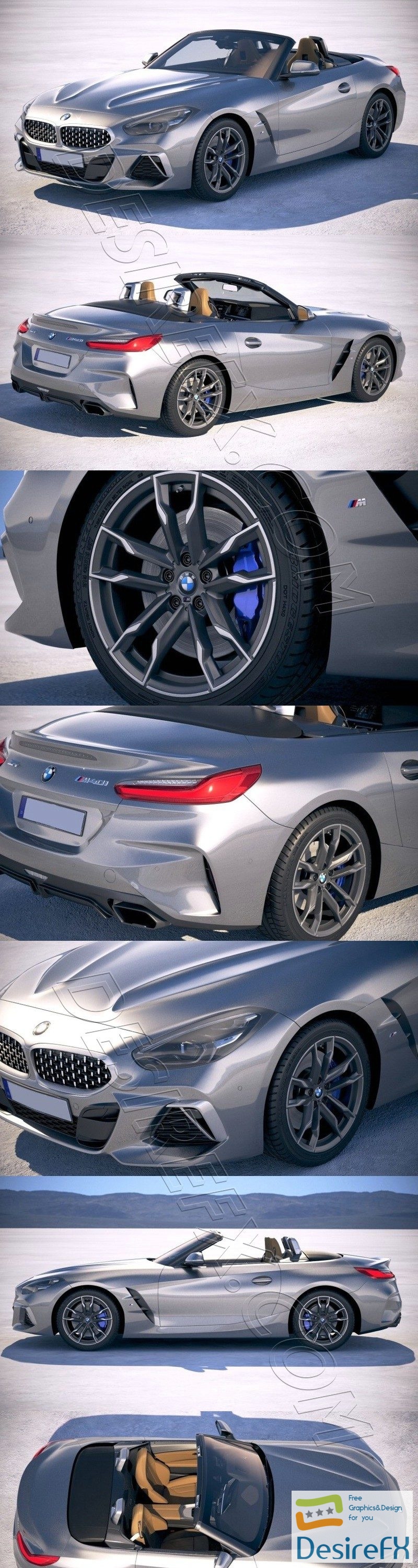 BMW Z4 M-sport 2019 3D Model
