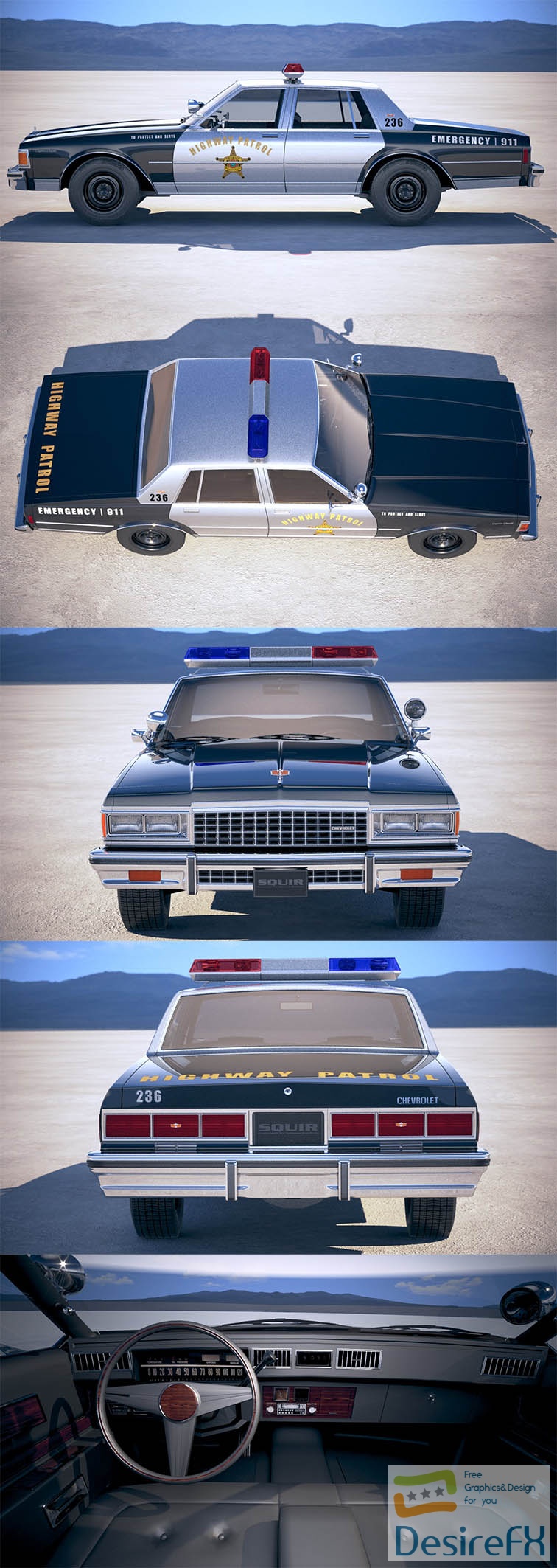 Classic Police Car 1978