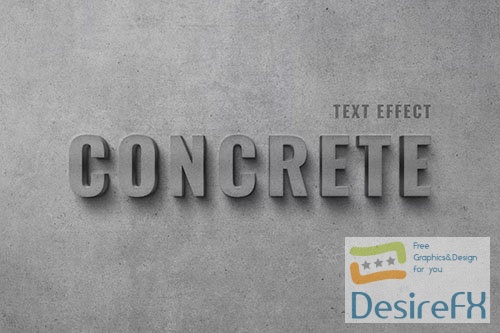 Concrete Wall Text Effect