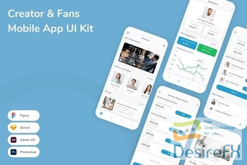 Creator & Fans Mobile App UI Kit